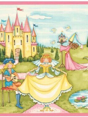 Waverly Princess Prince Queen Castle Unicorn Fairy Tale Wallpaper 5510350
